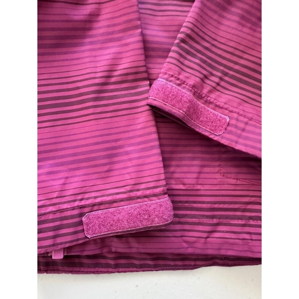 Mountain Hardwear Jacket Womens Medium Pink Dry.Q Hooded Windbreaker Hiking - Picture 6 of 13